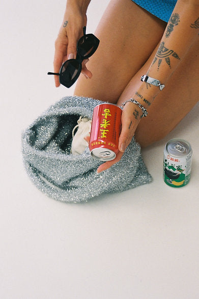 Beach Party Bag - silver