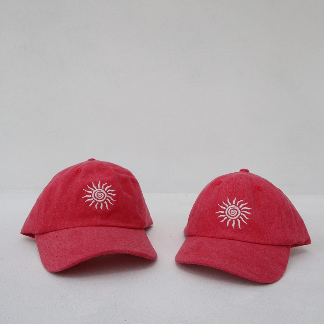 Sun Cap - Stonewash red