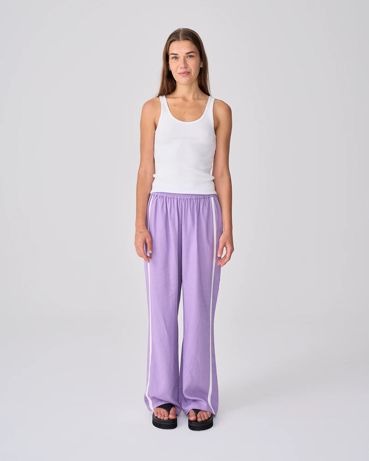 Racer Pant - Lilac