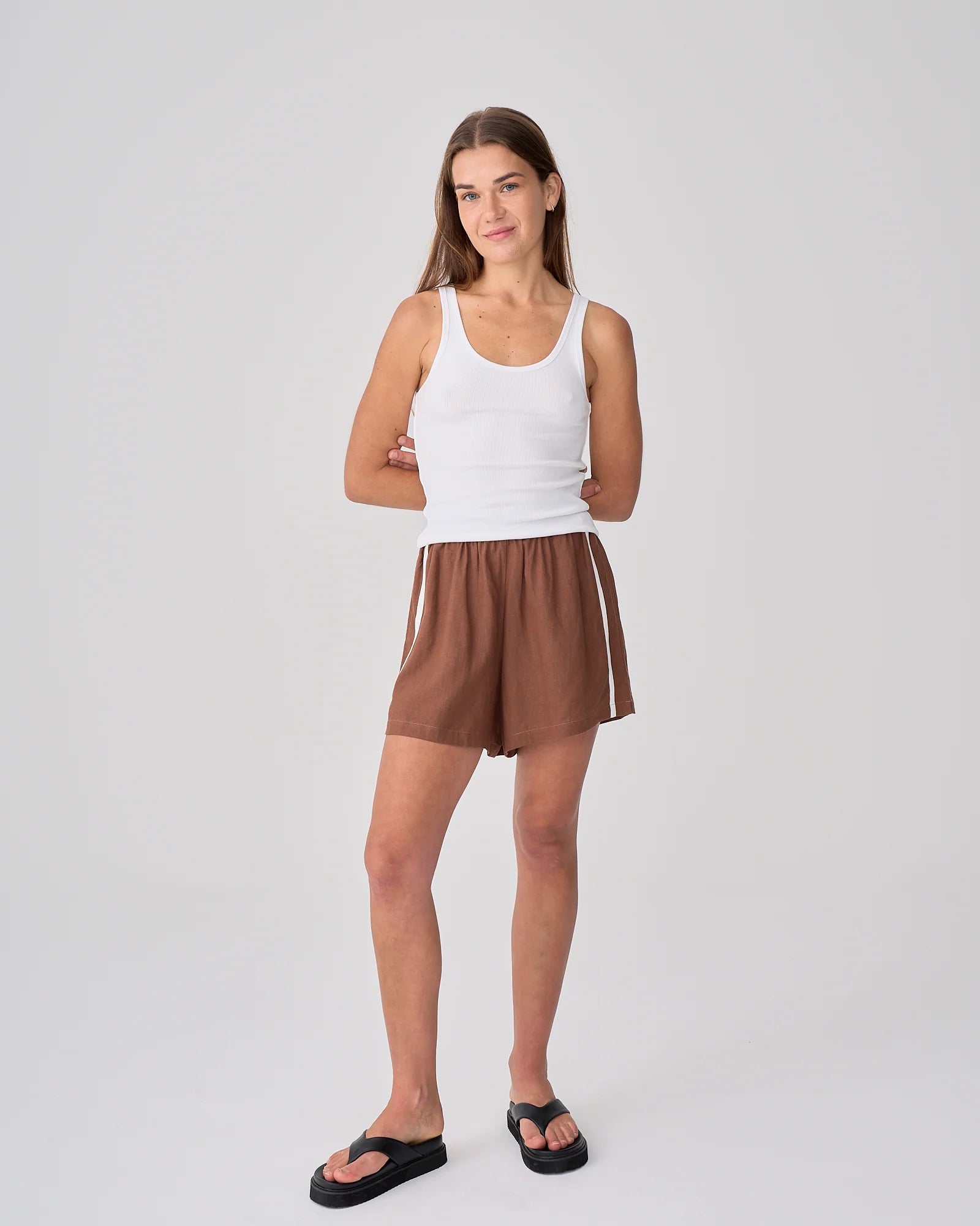 Racer Short- Chocolate