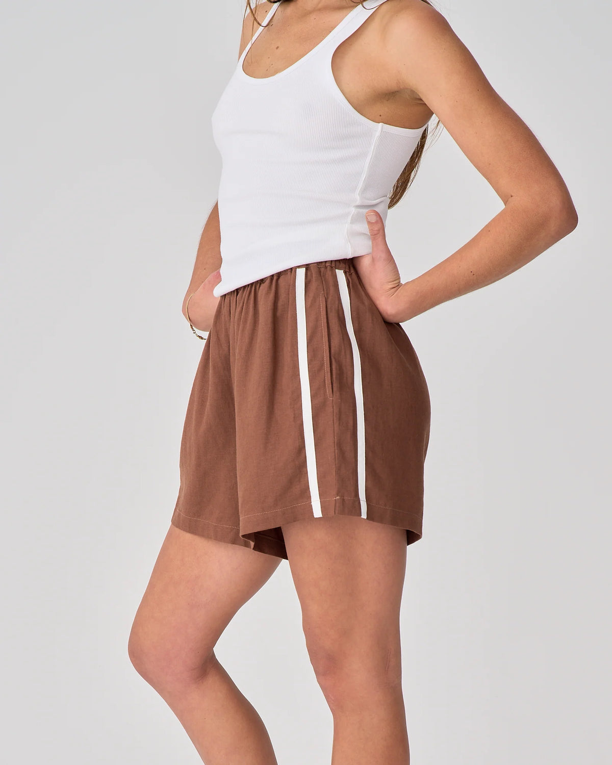Racer Short- Chocolate