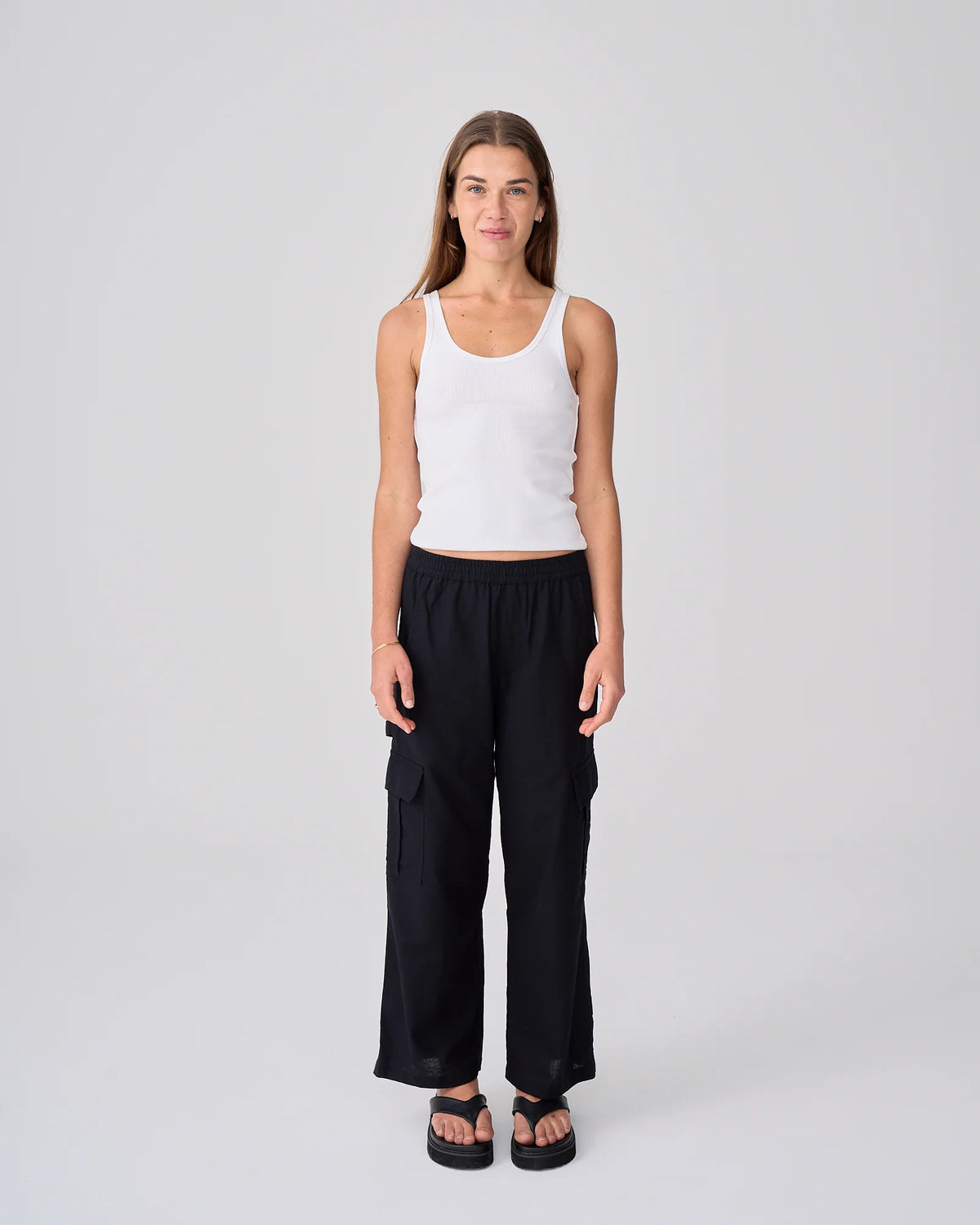 Basics Ribbed Singlet