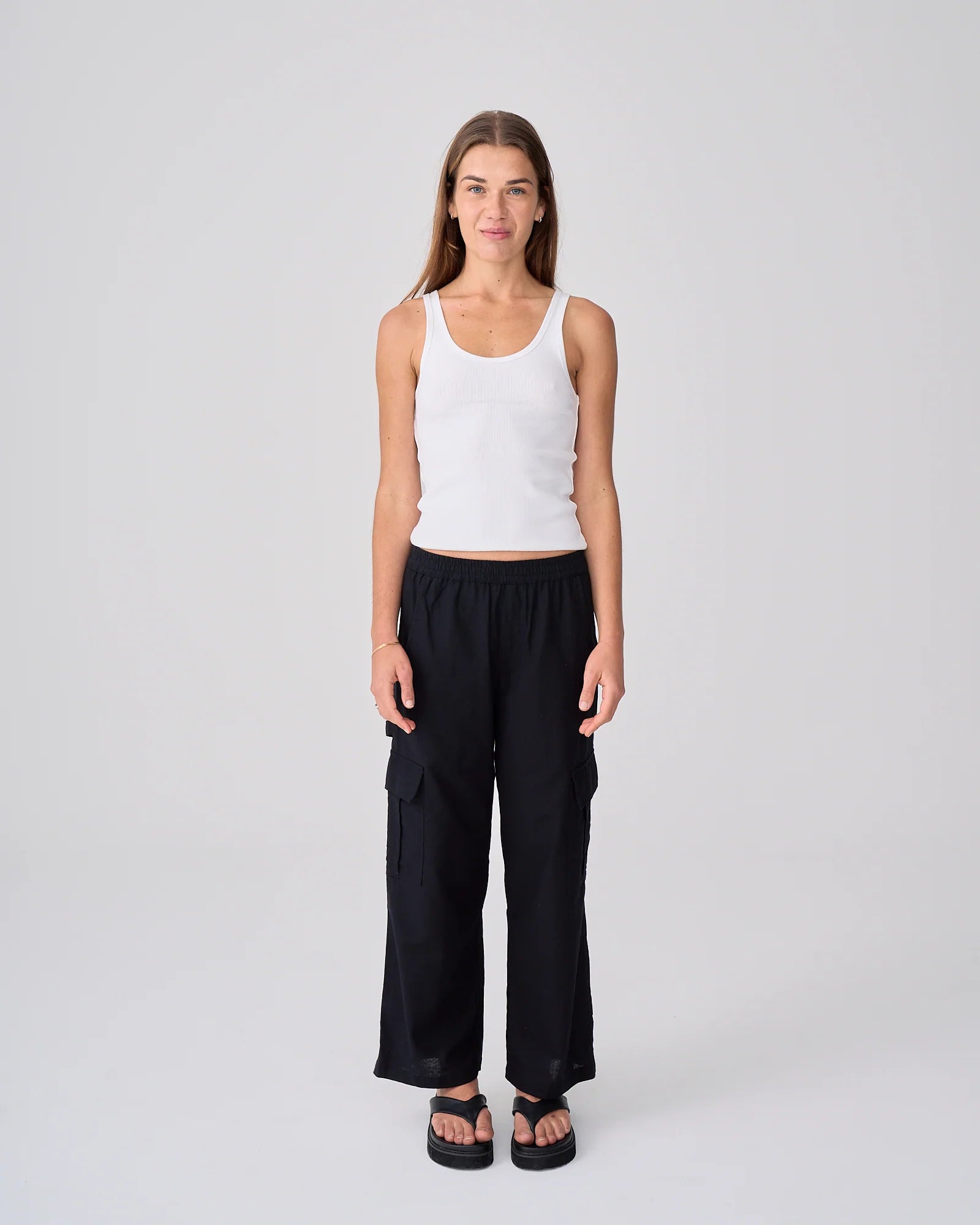 Basics Ribbed Singlet