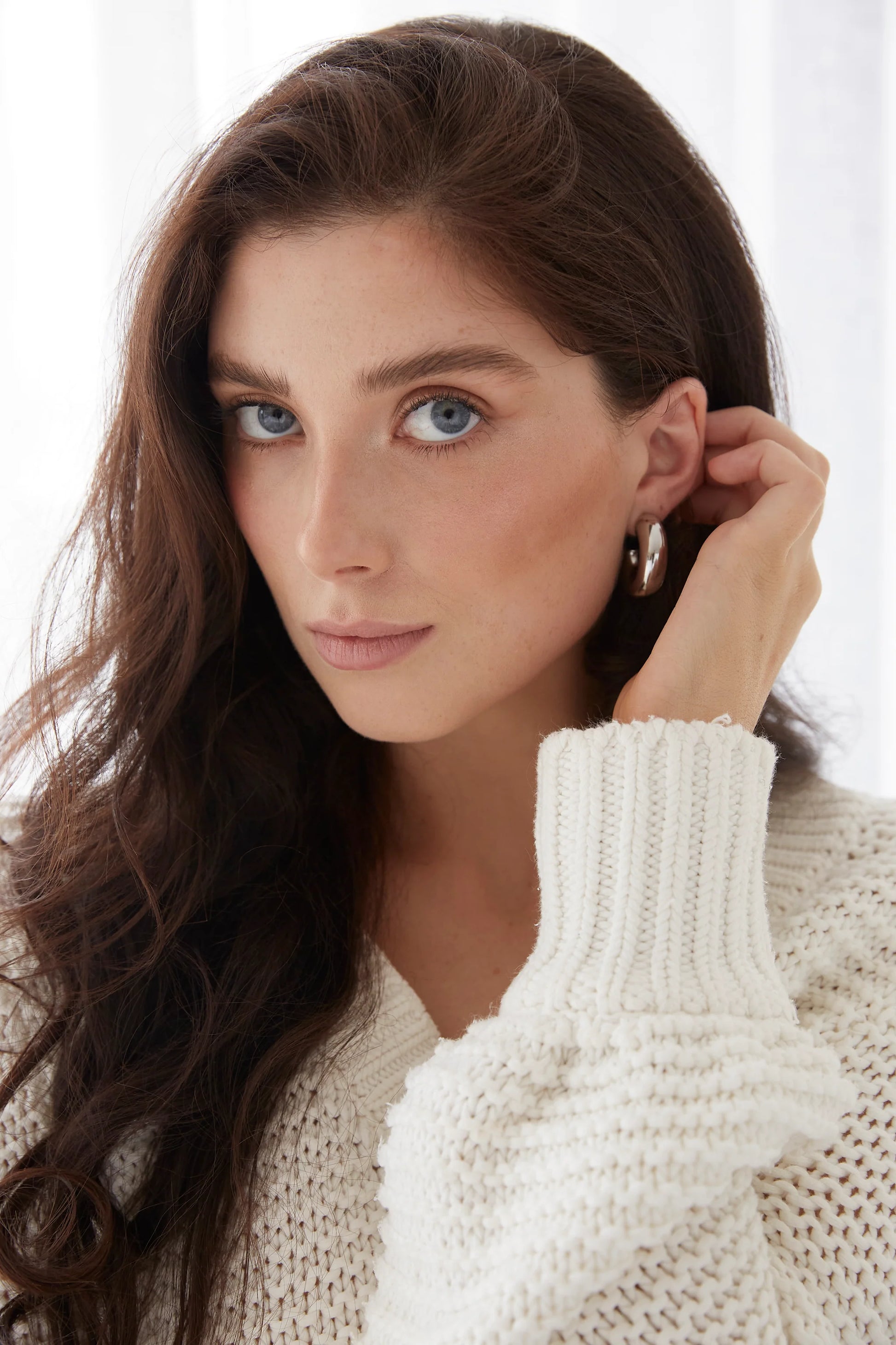 Tigga Tube Hoops -Silver