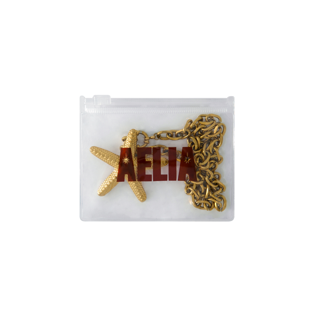 Golden Starfish Necklace