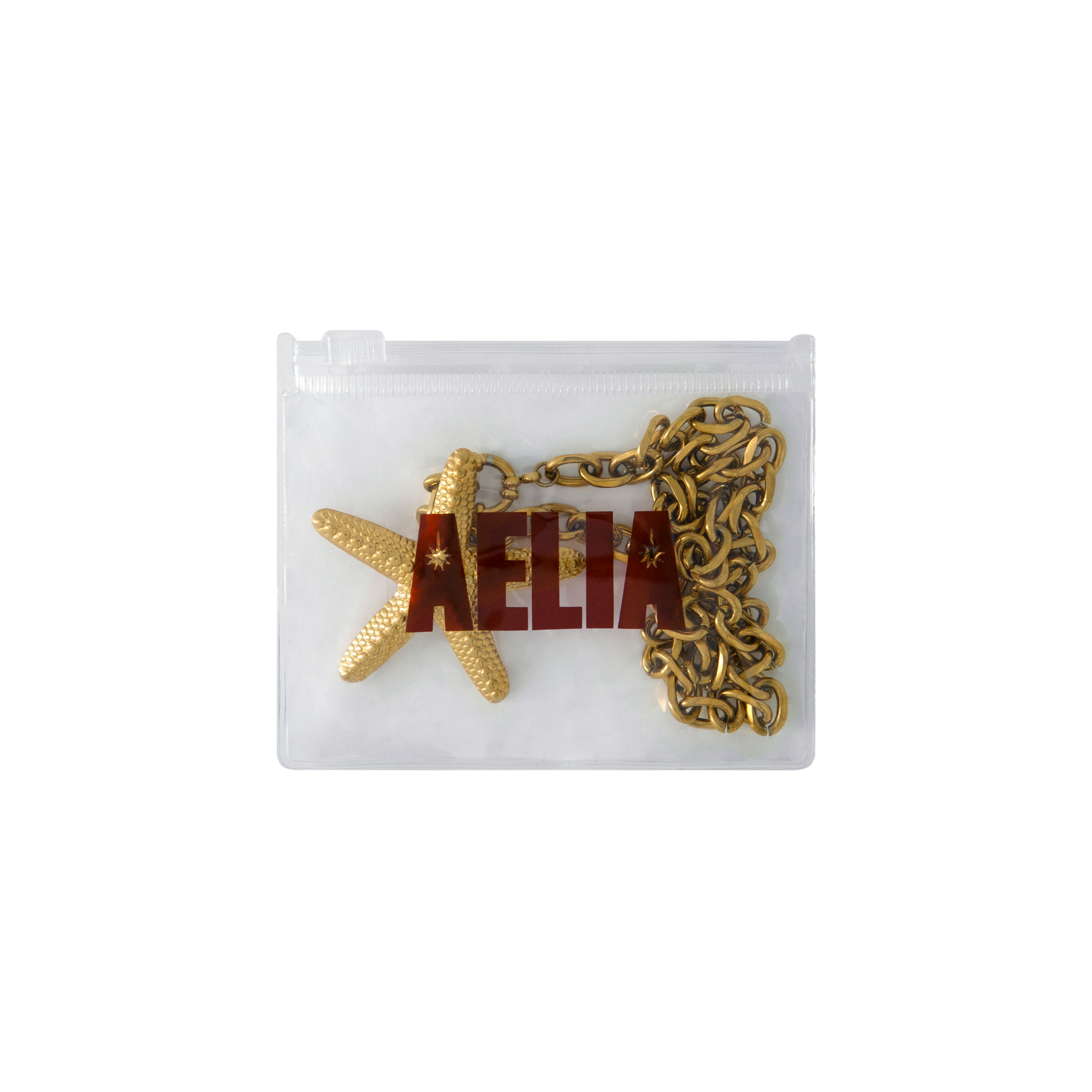 Golden Starfish Necklace