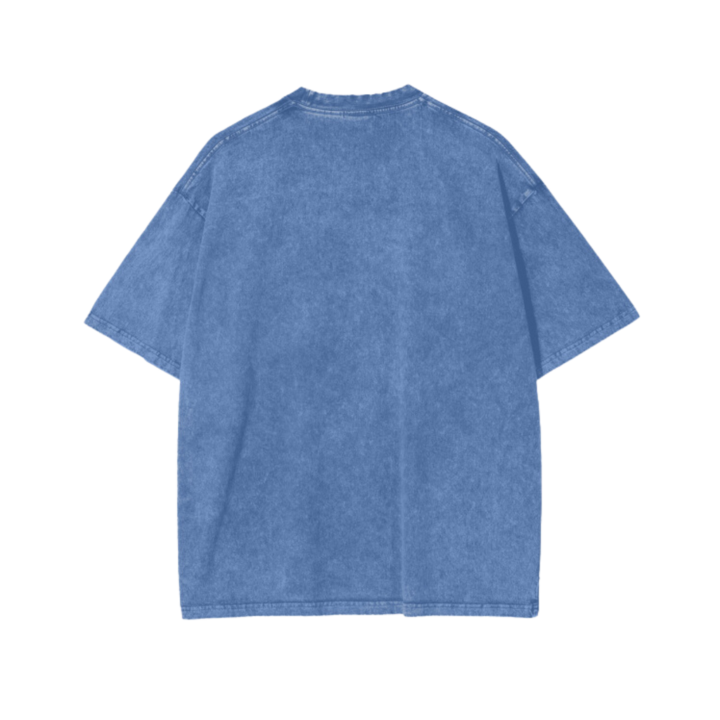 Mermaid Acid Wash Oversize T-Shirt