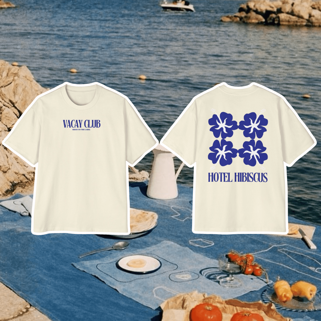 Blue Vacay Club Tee by Hibiscus The Label