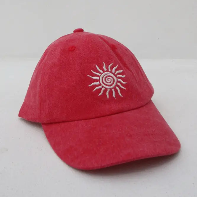 Sun Cap - Stonewash red