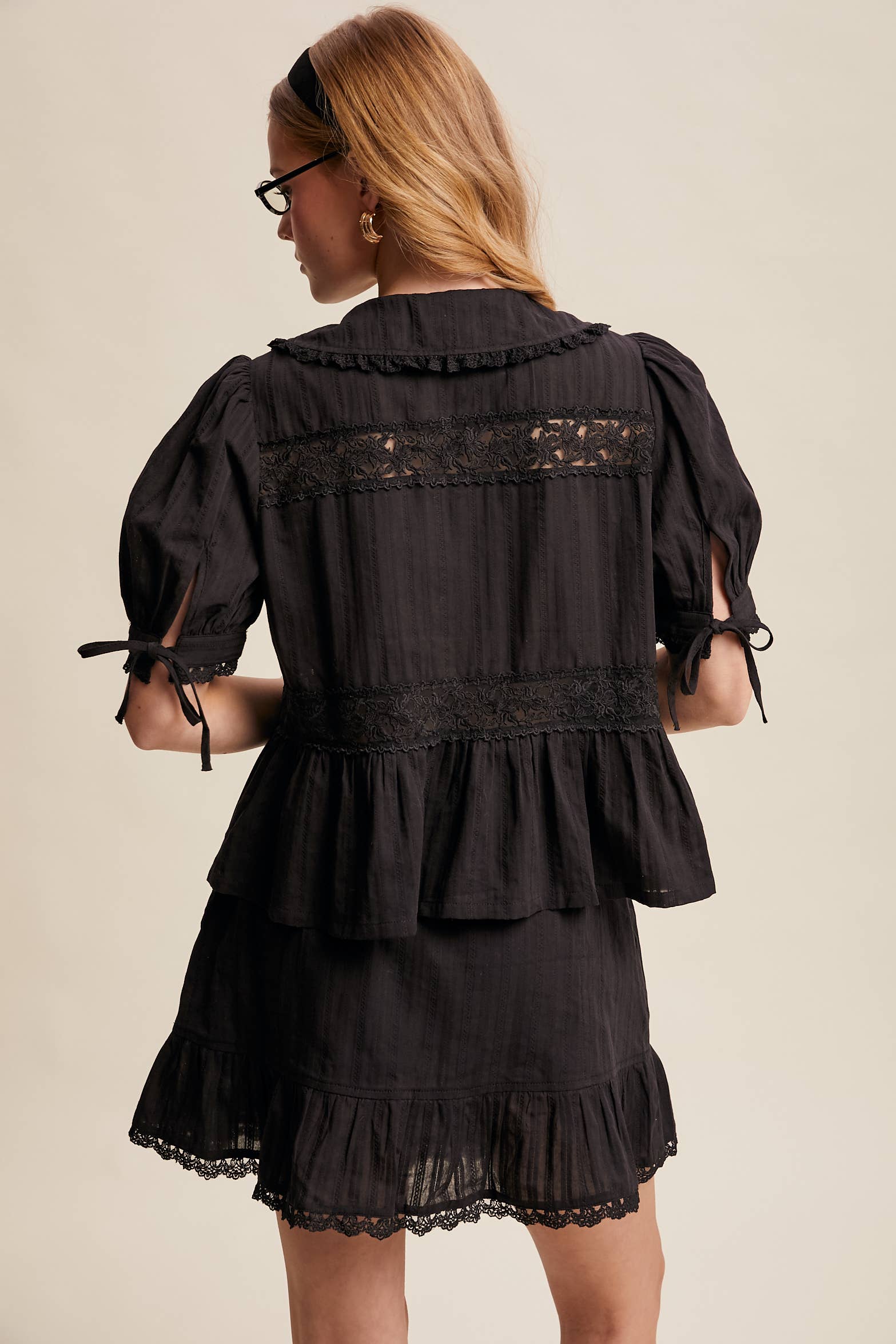 Tiered Mini Skirt