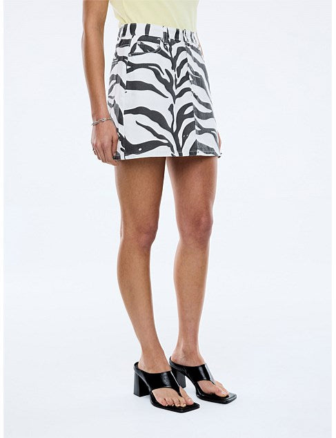 Lindy Mini Skirt Zebra