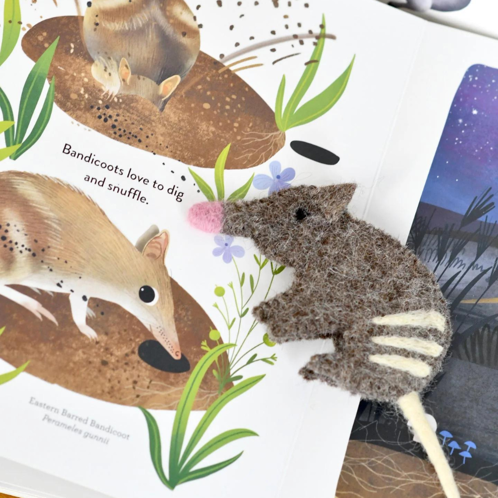 Jumping Joeys Finger Puppets and Book Set by Sarah Allen