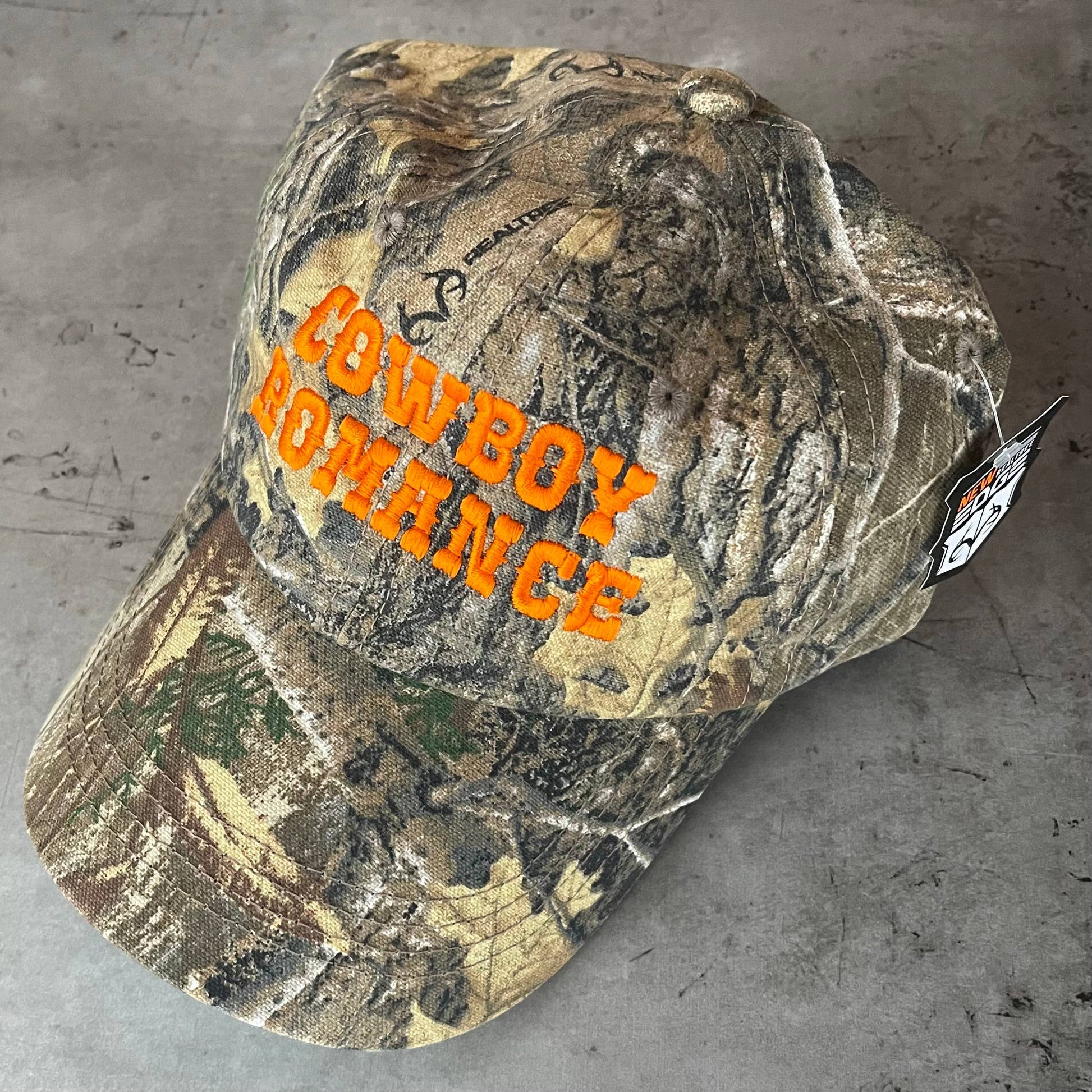 Cowboy Romance Camo Baseball Cap