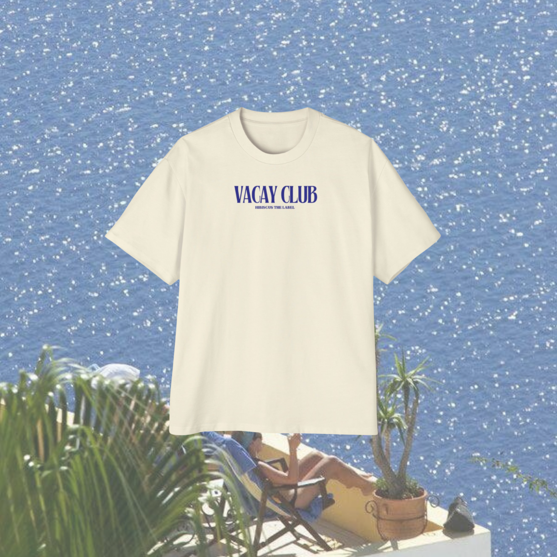 Blue Vacay Club Tee by Hibiscus The Label