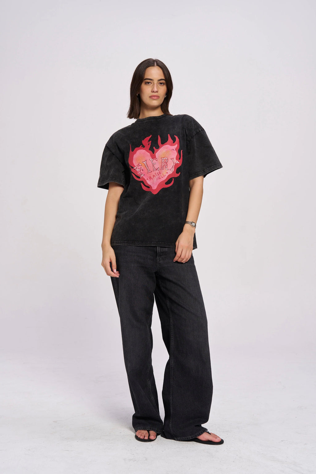 Fiery Tee Oversized