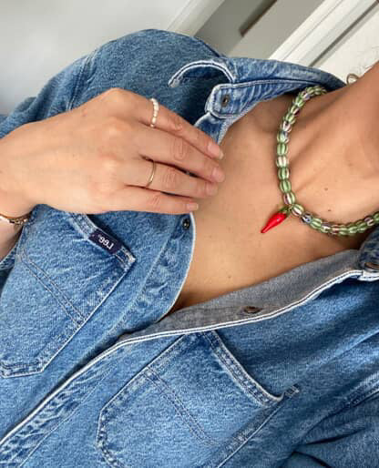 The Verde Charm Necklace (pre order please read delivery time)