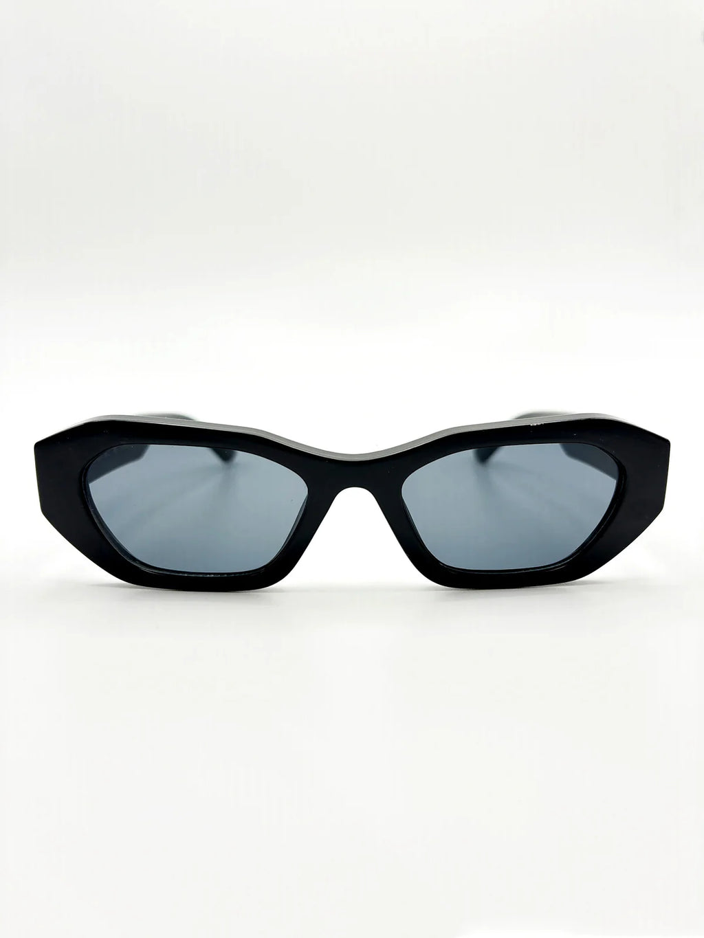 Laila Square Frame Sunglasses – Black