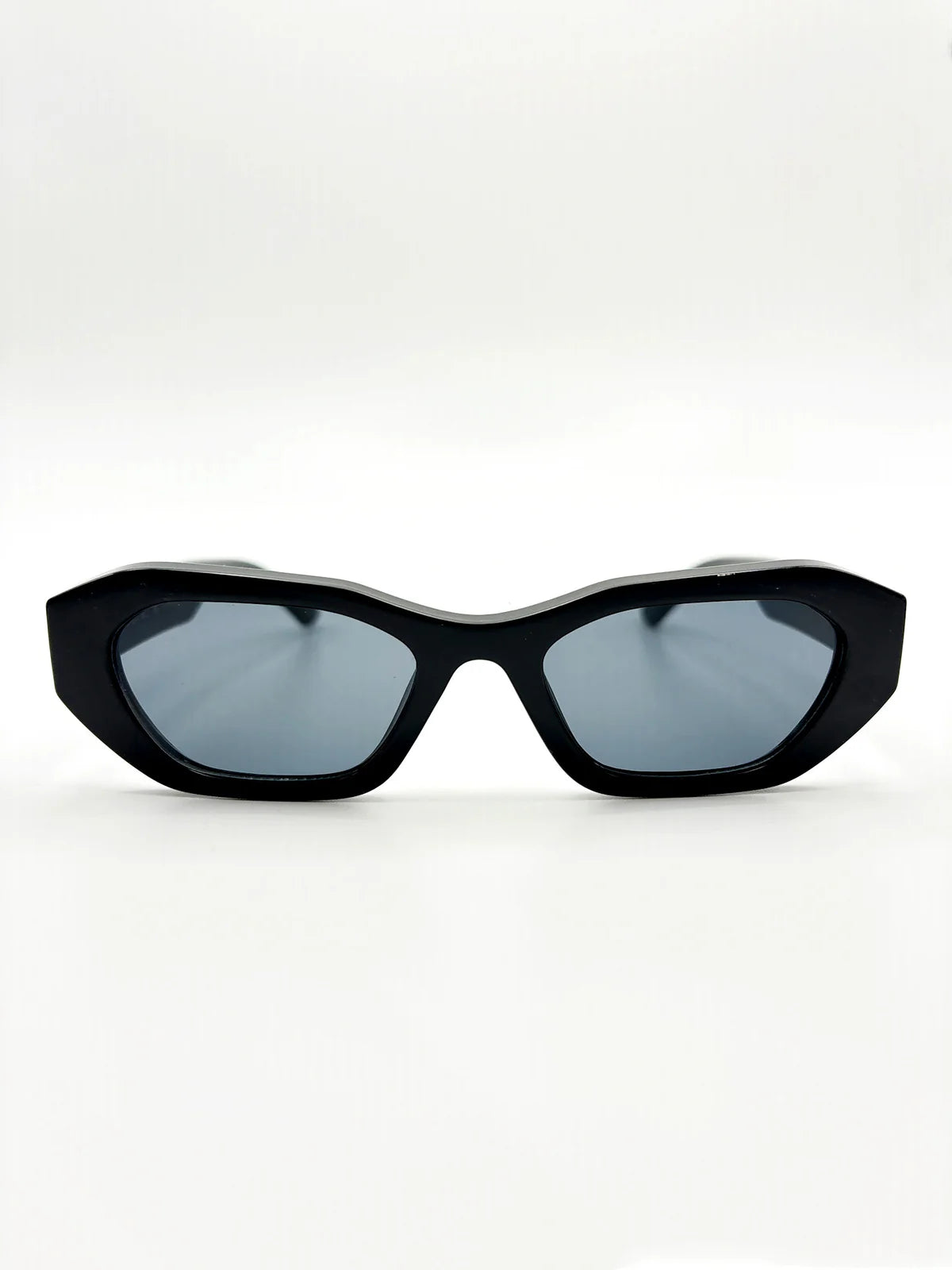 Laila Square Frame Sunglasses – Black