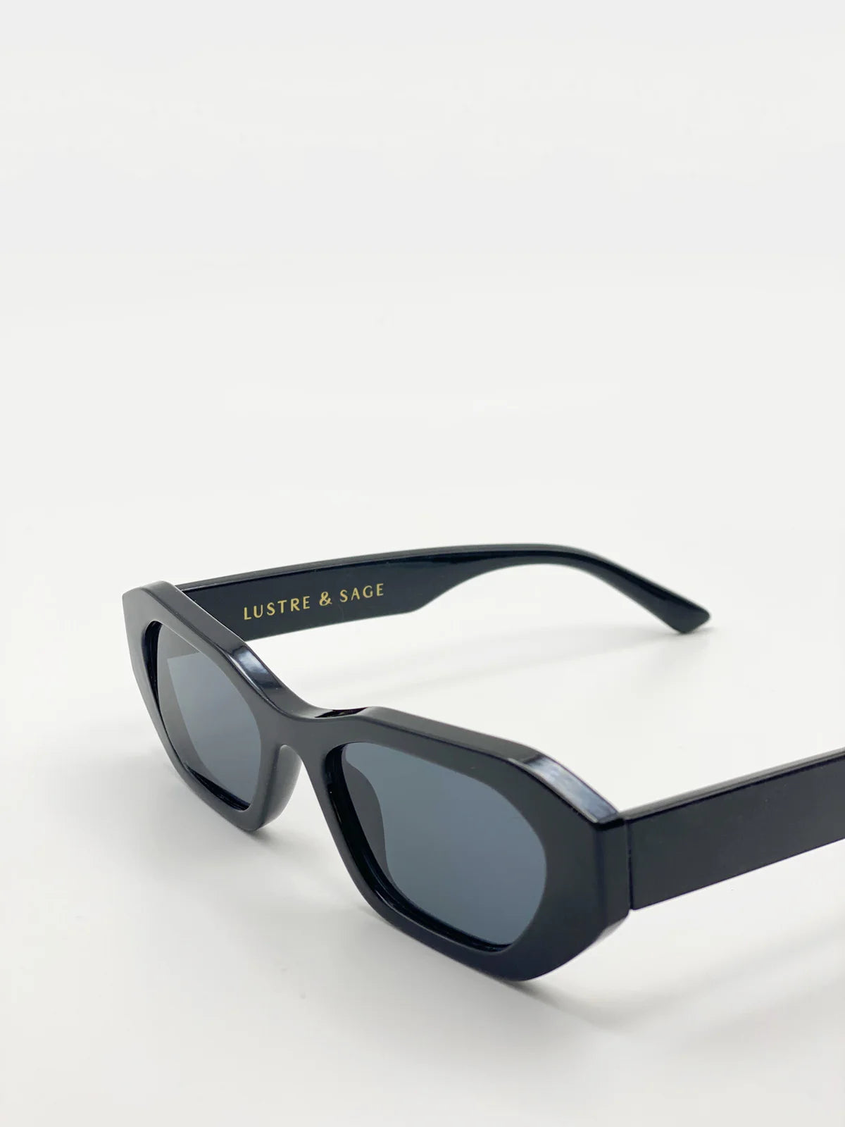 Laila Square Frame Sunglasses – Black