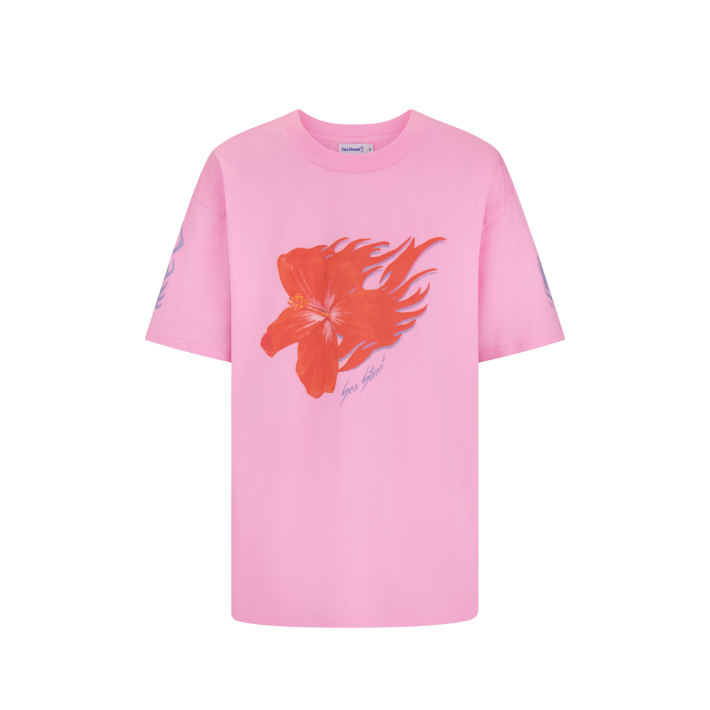 Flaming Hibiscus Relaxed T-Shirt