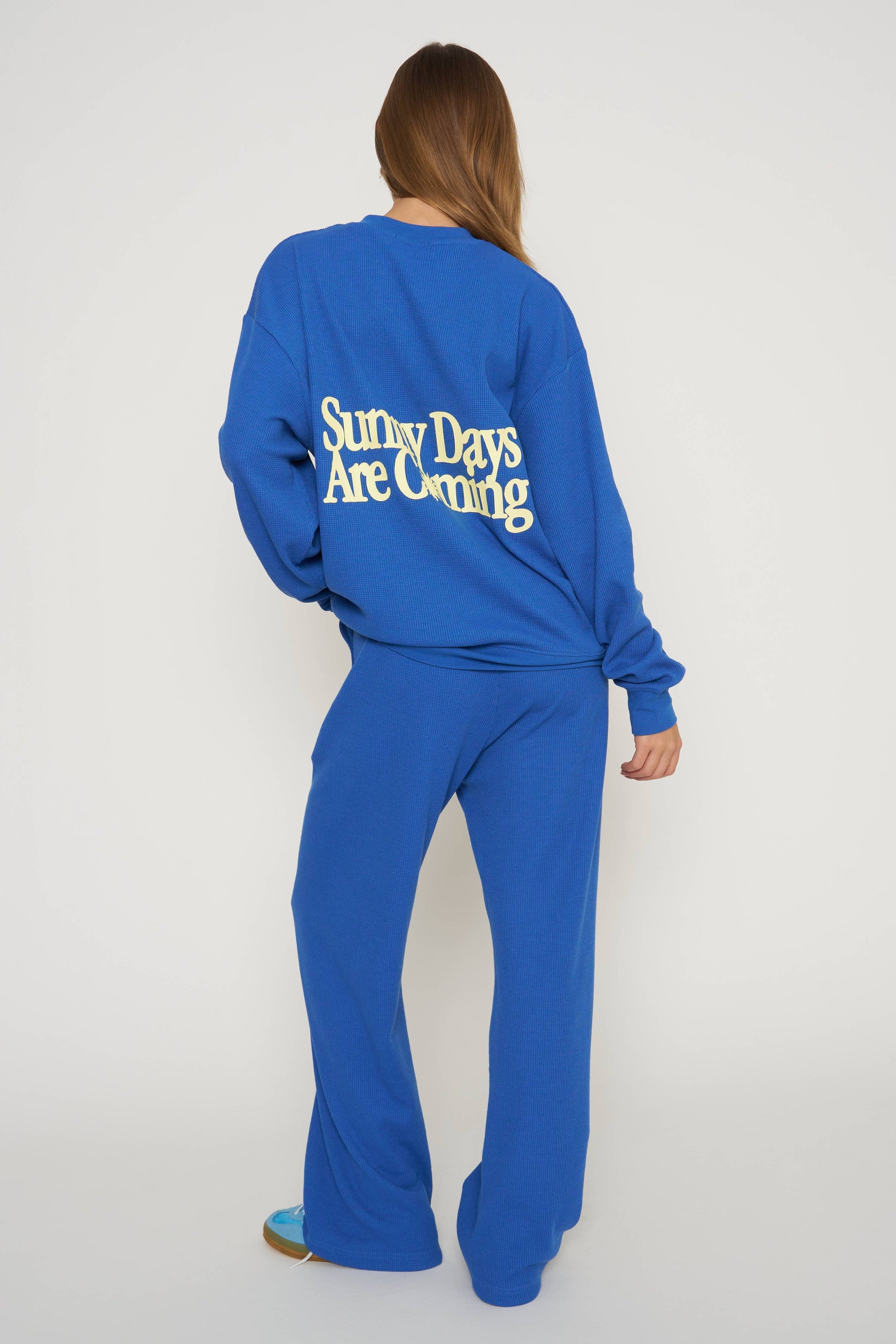 Sunny Days Are Coming Classic Waffle Crewneck 