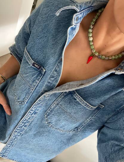 The Verde Charm Necklace (pre order please read delivery time)