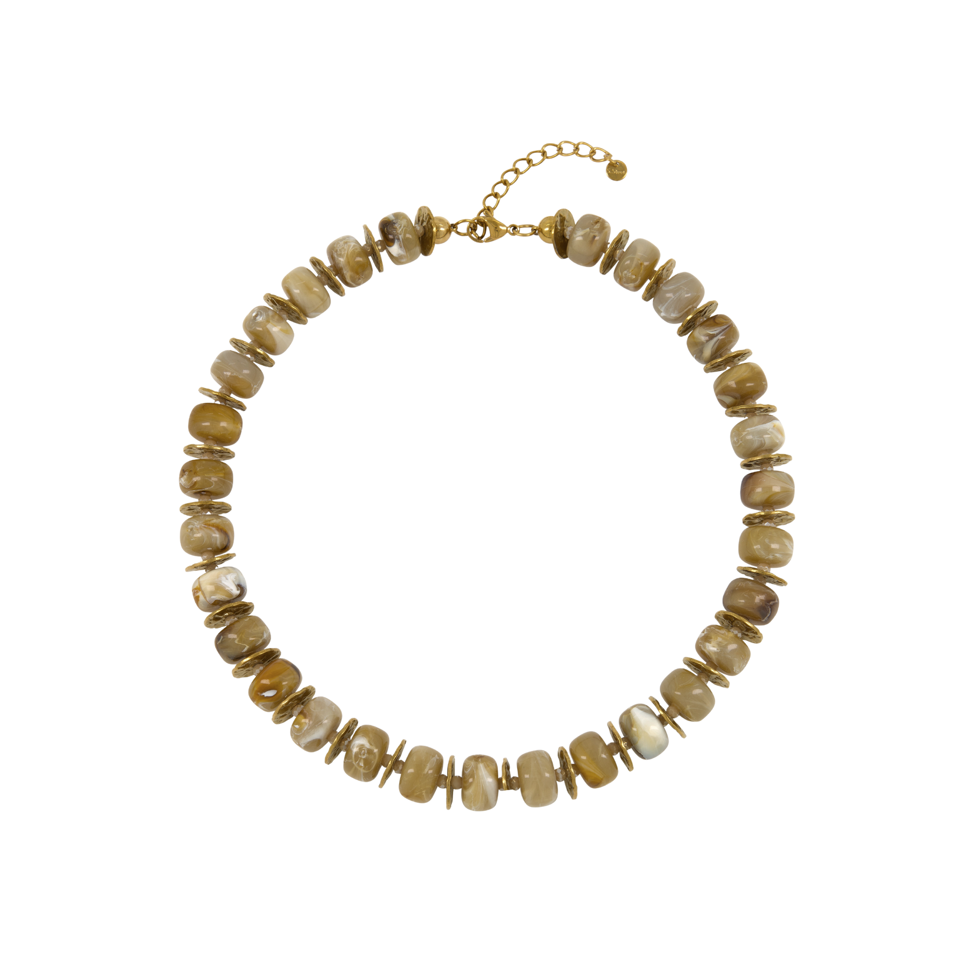 Amber Beaded Necklace