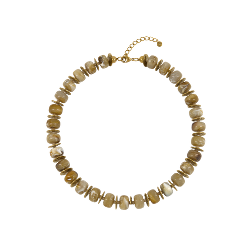 Amber Beaded Necklace