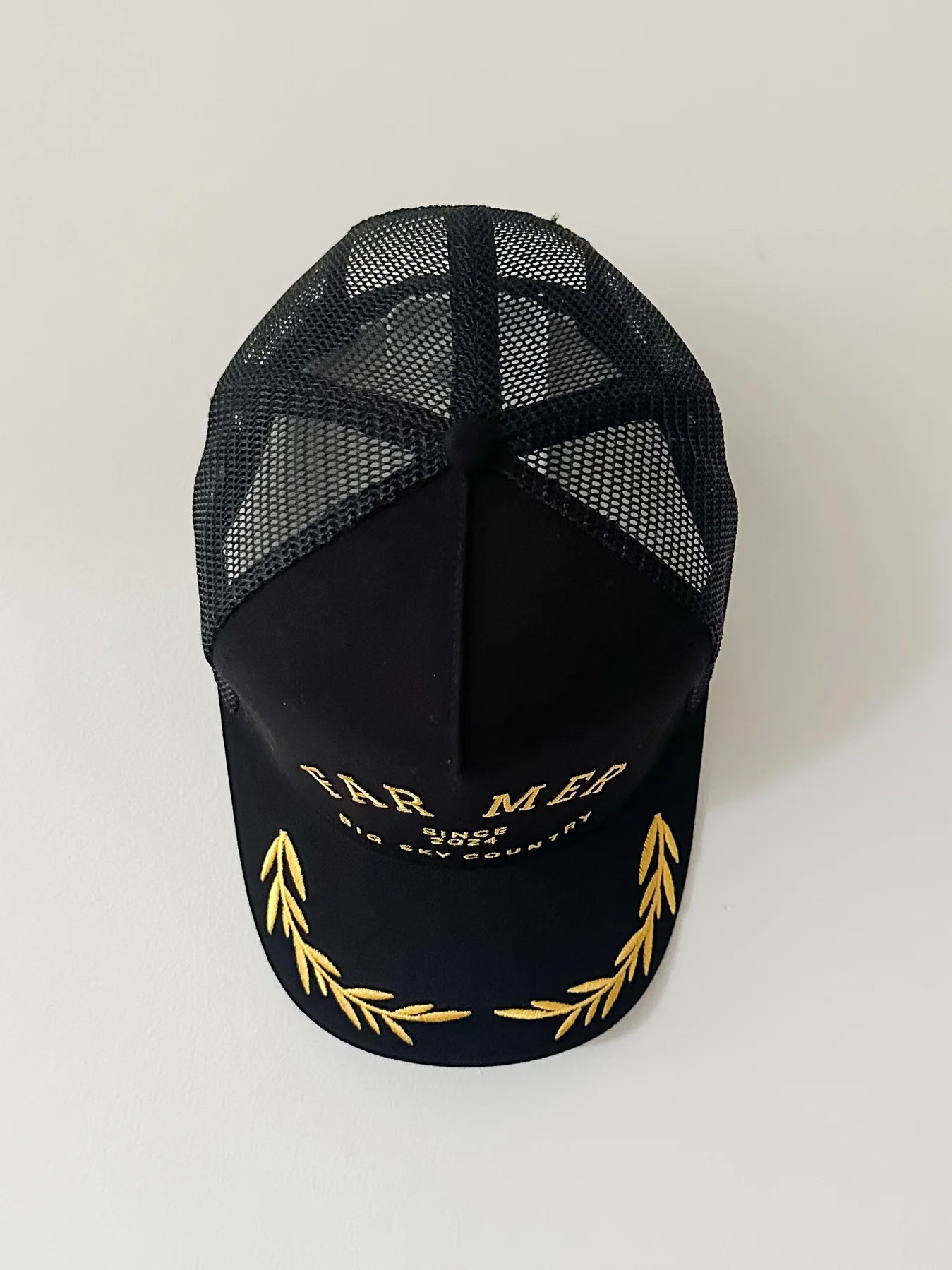 Black & Gold Trucker