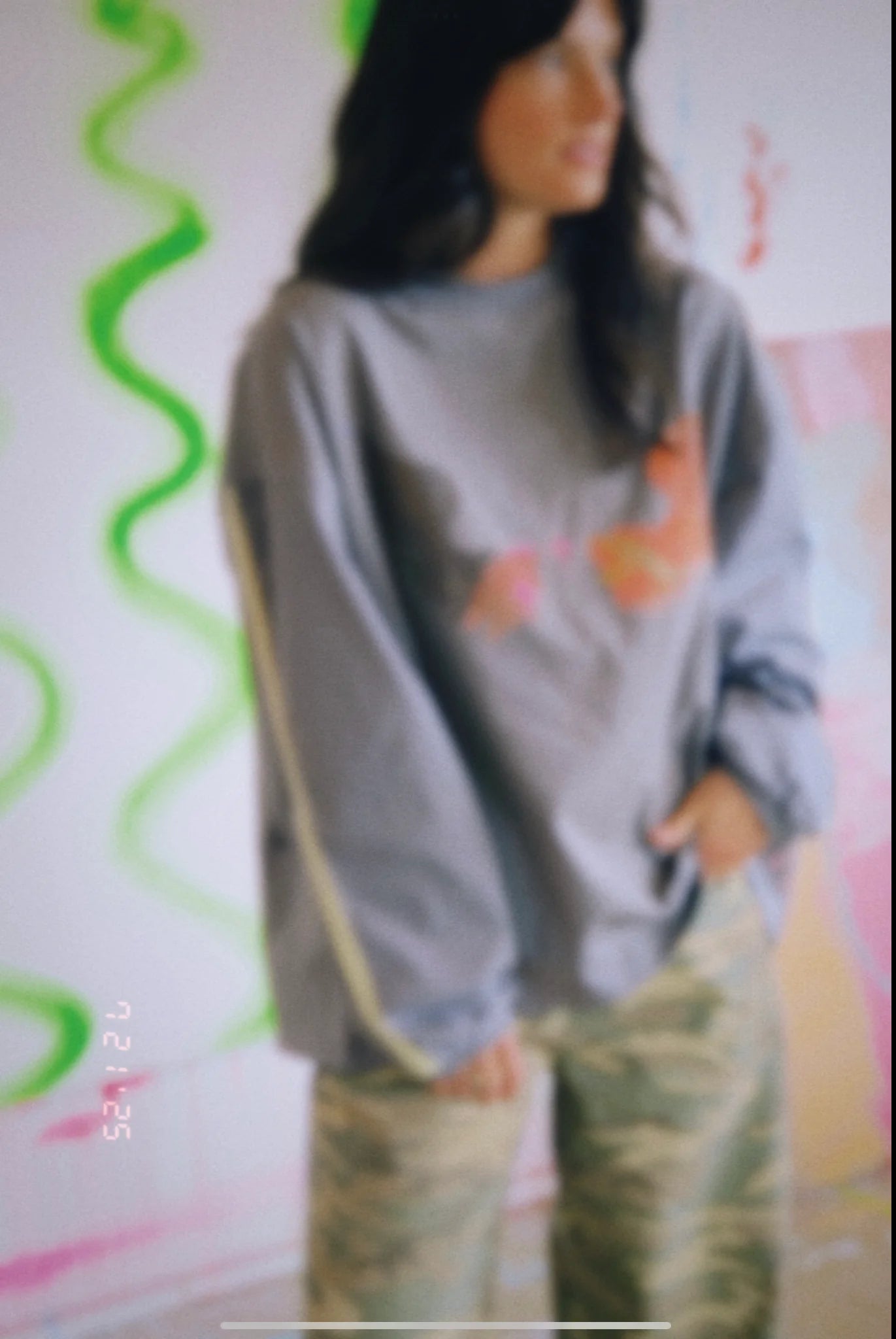 Levitate boxy long sleeve tee