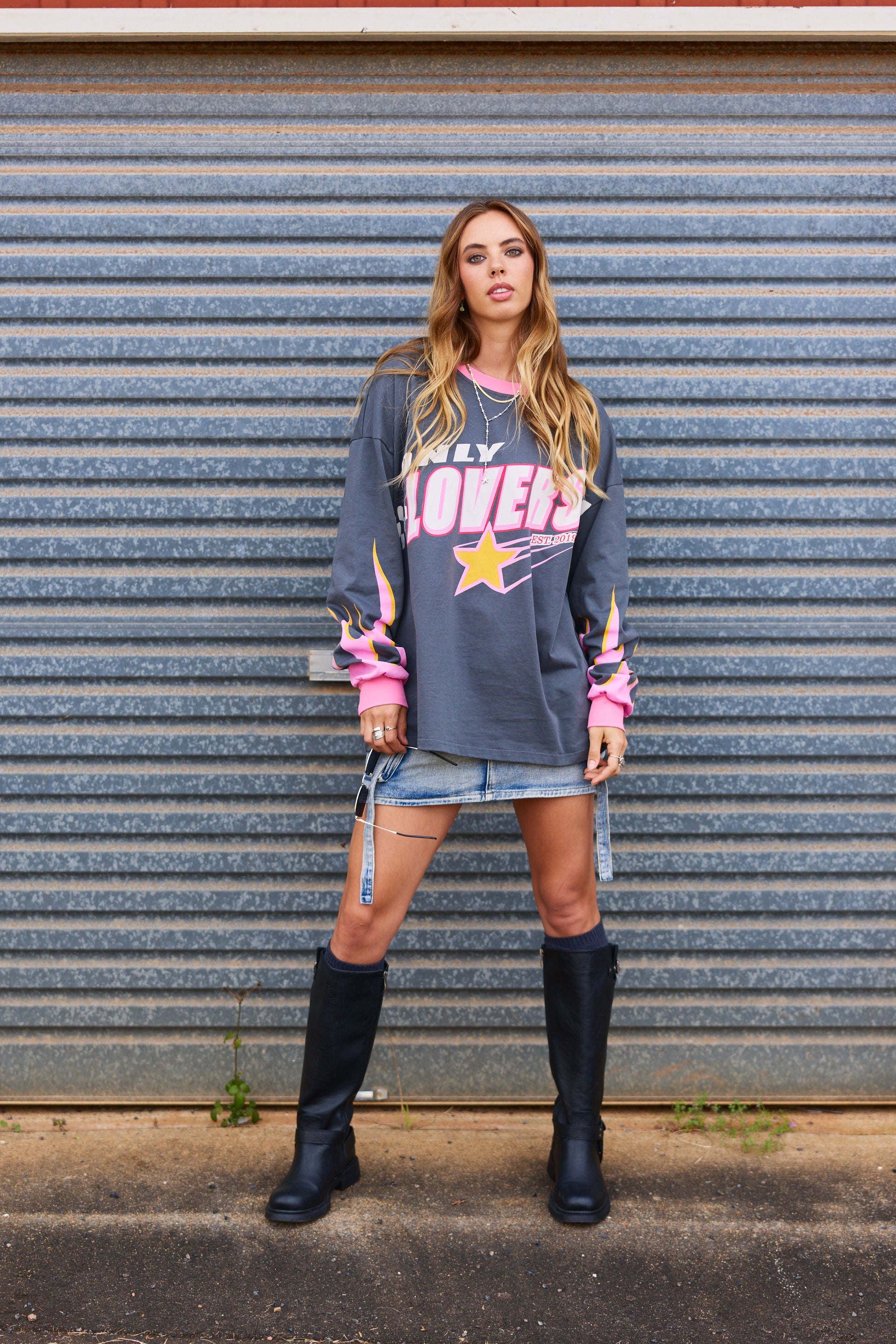 Moto Jersey Charcoal