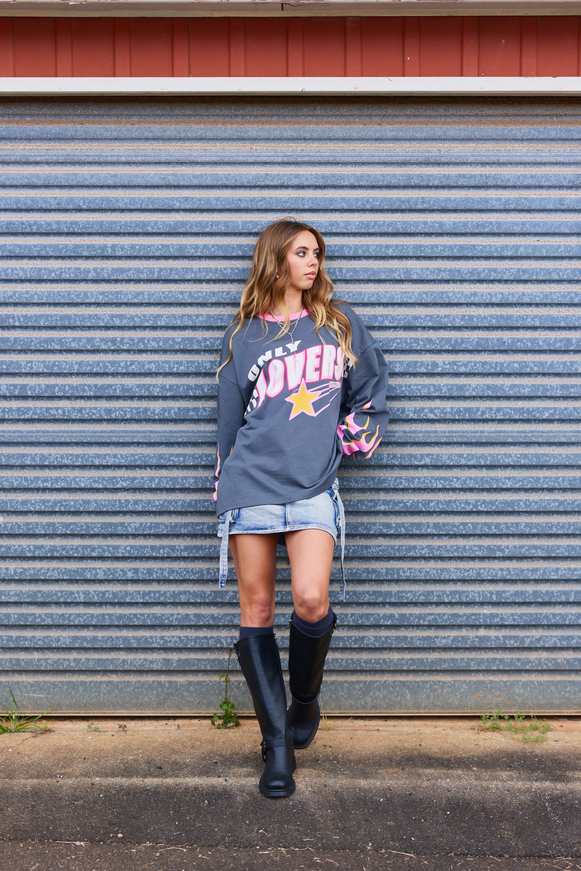 Moto Jersey Charcoal