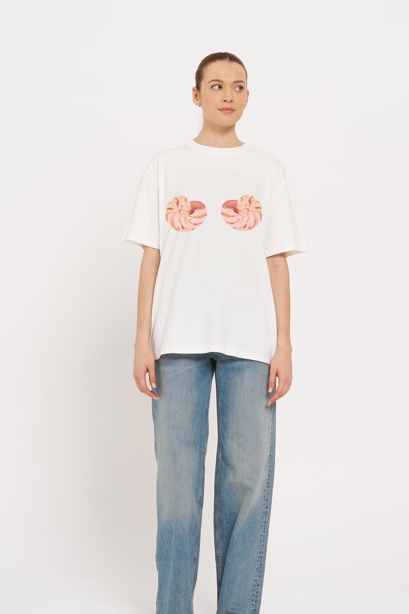 Ariel Shell Bra Oversize Tee