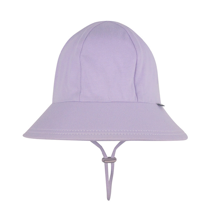 Ponytail Bucket Sun Hat - Lilac