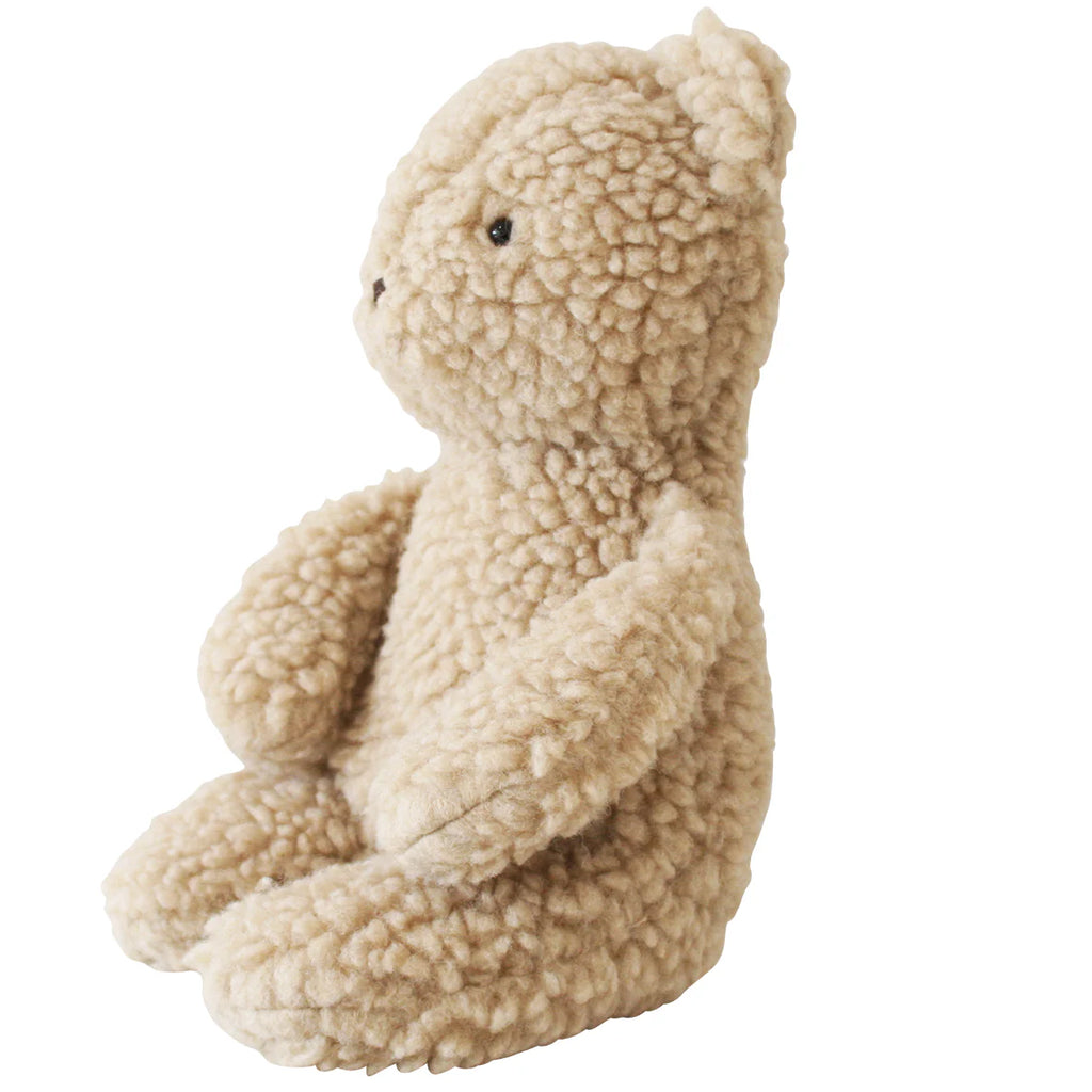Charlie Sherpa Baby Bear 27cm Oatmeal