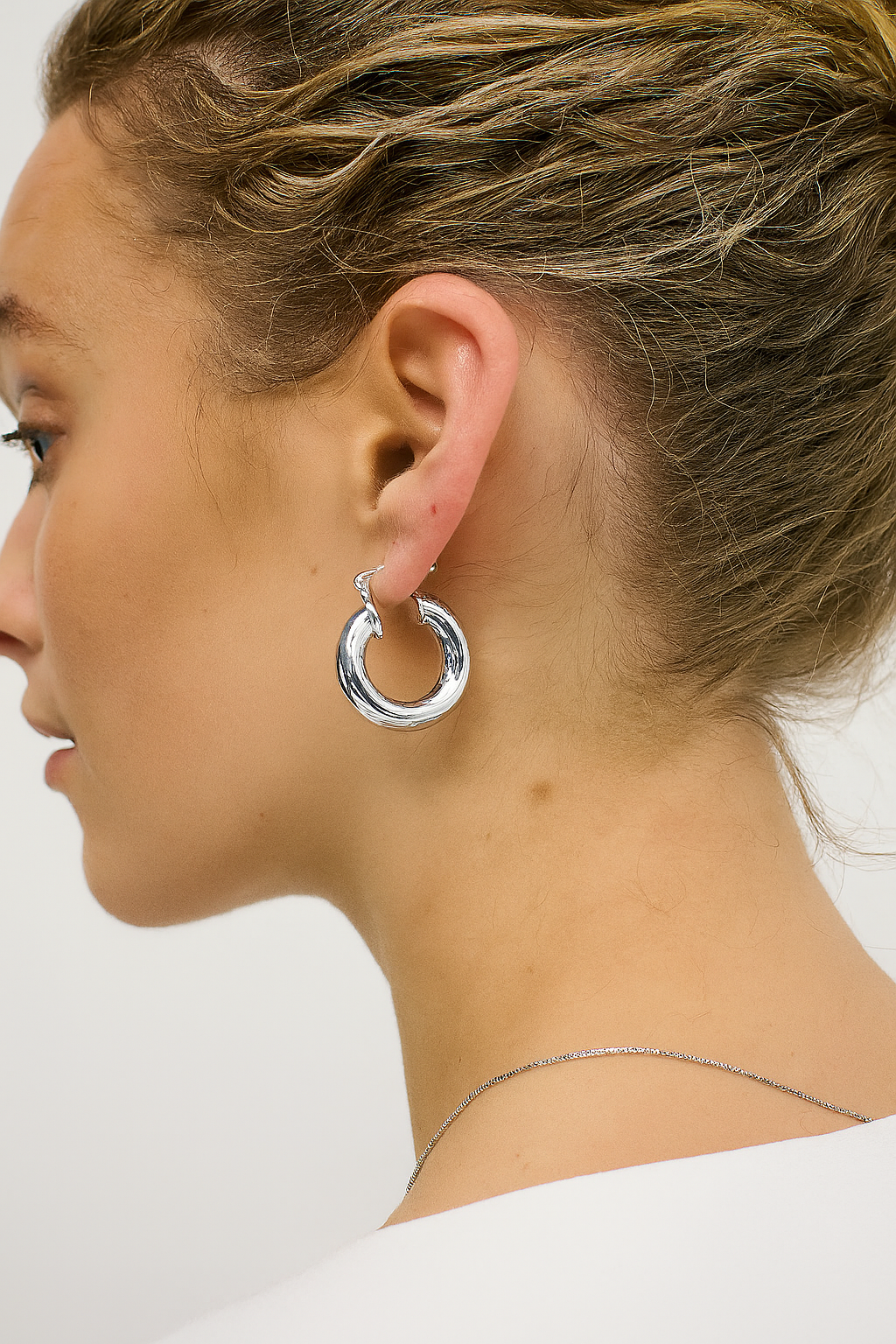 Sterling Silver 925 Plated Hoops