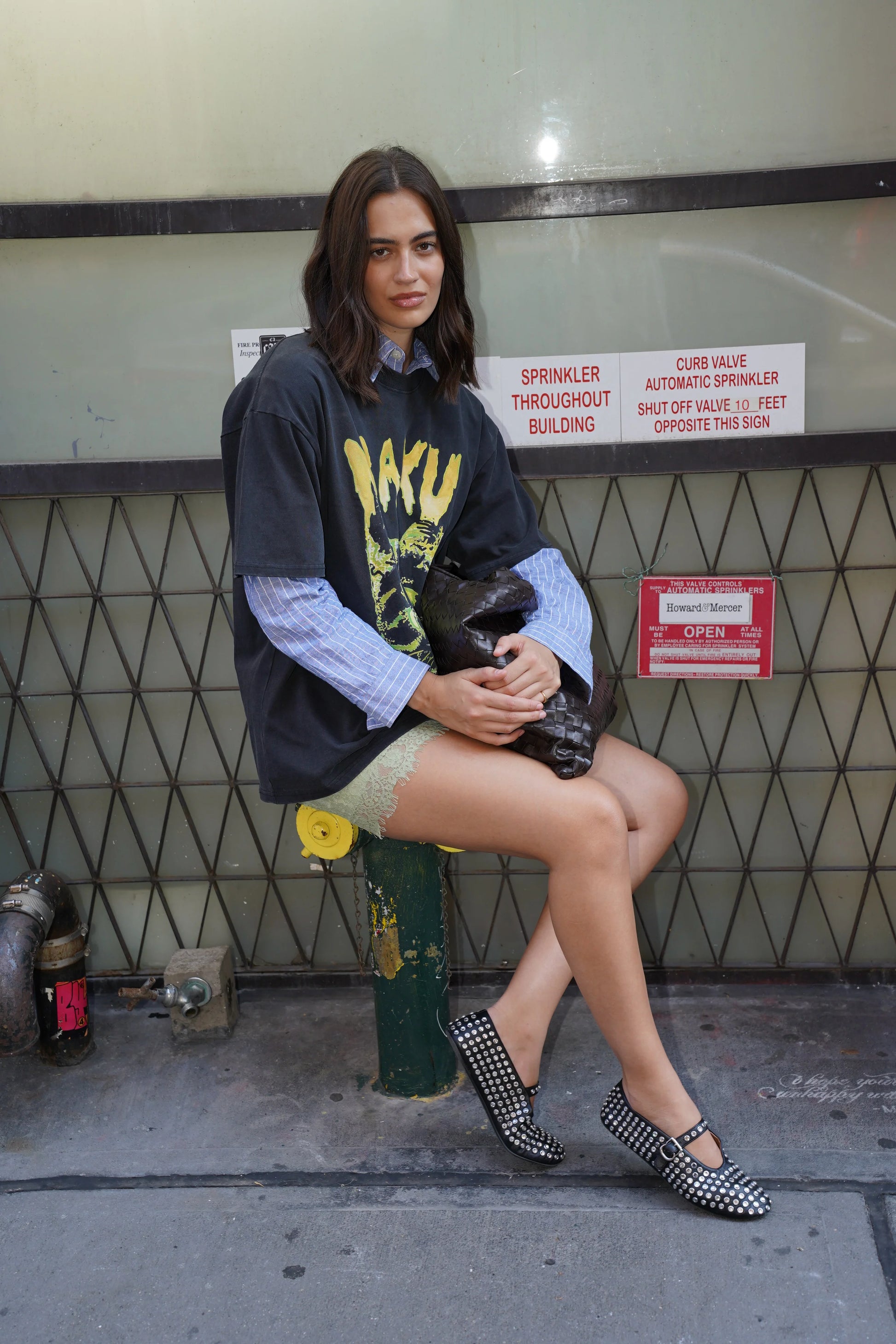 Space Cat Oversized Tee