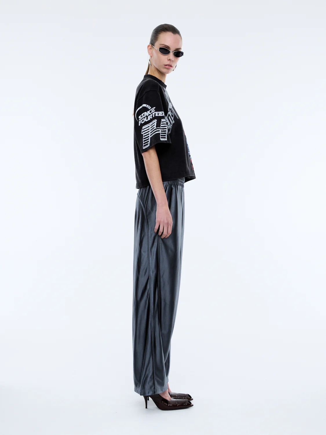 Flaming Rose Patchwork Tee
