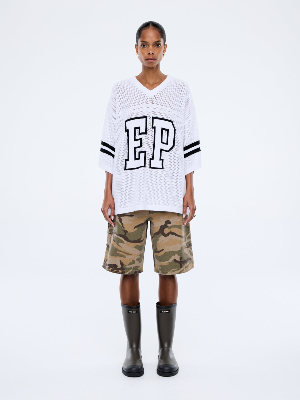 HARPER CROCHET JERSEY