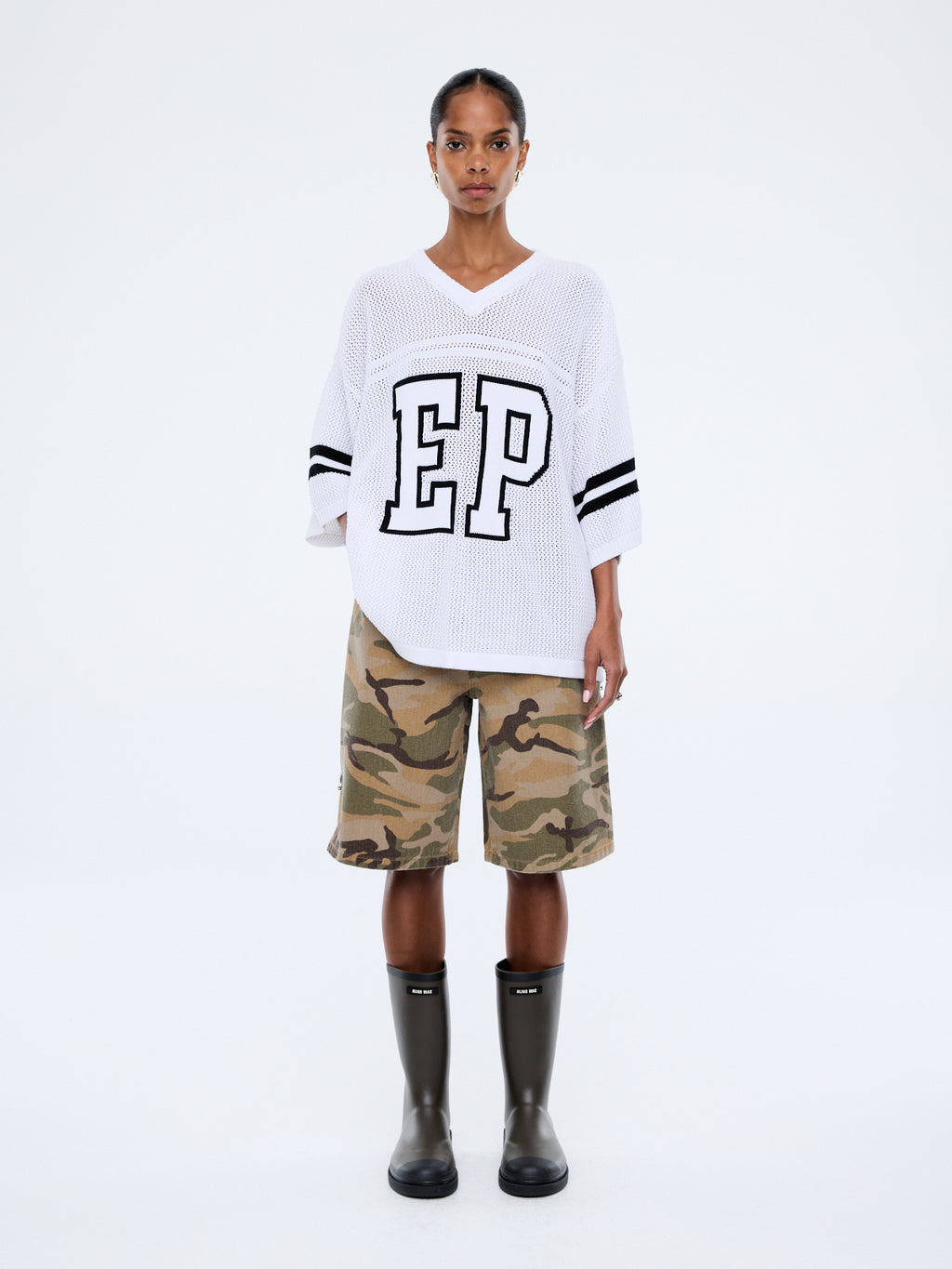 HARPER CROCHET JERSEY