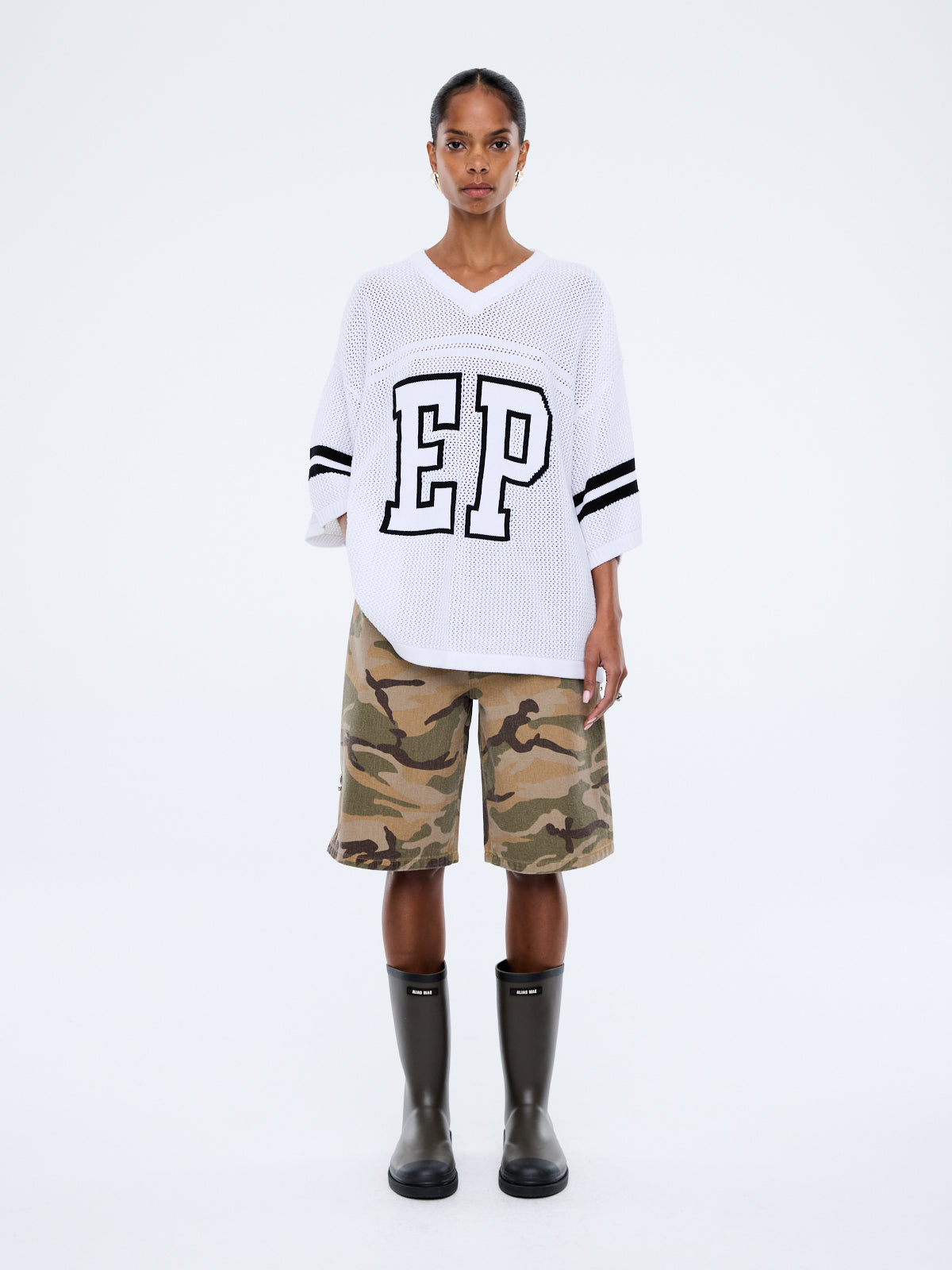 HARPER CROCHET JERSEY