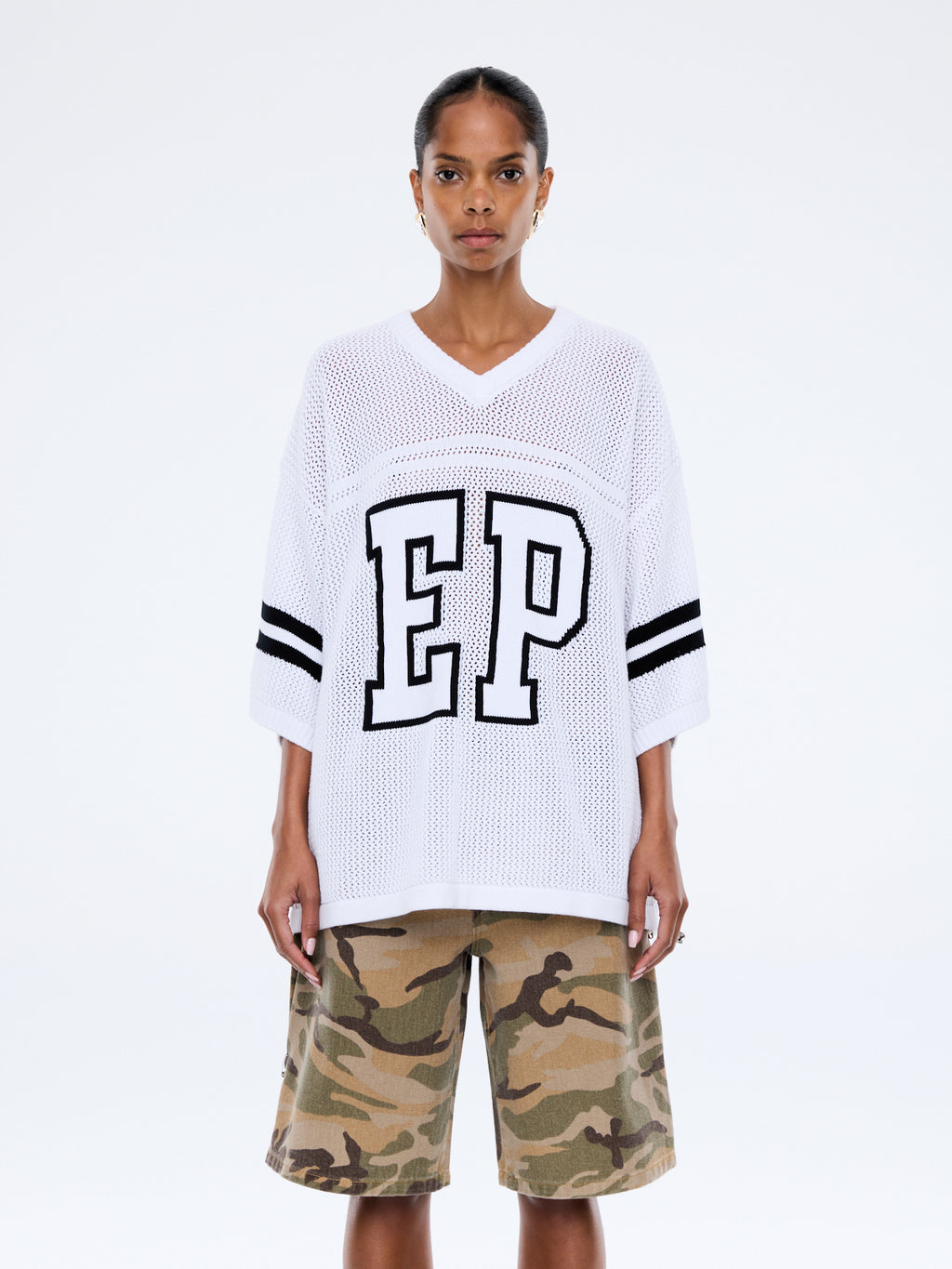 HARPER CROCHET JERSEY