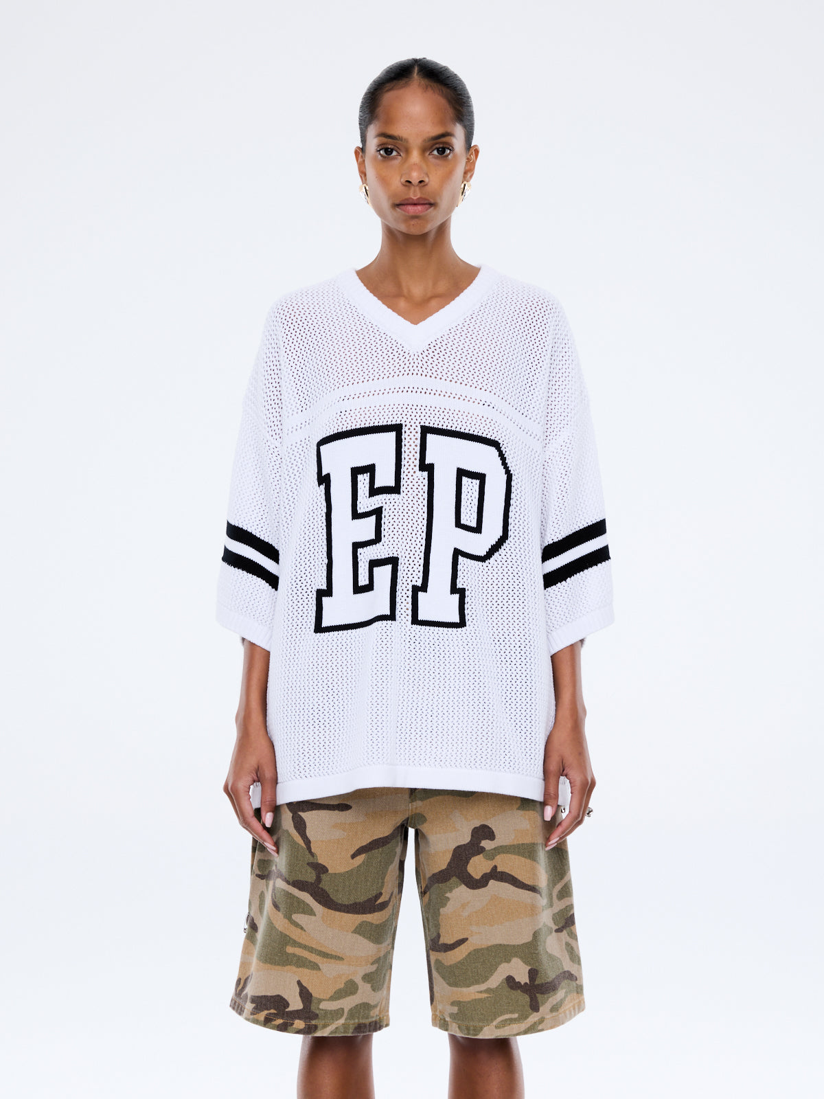 HARPER CROCHET JERSEY