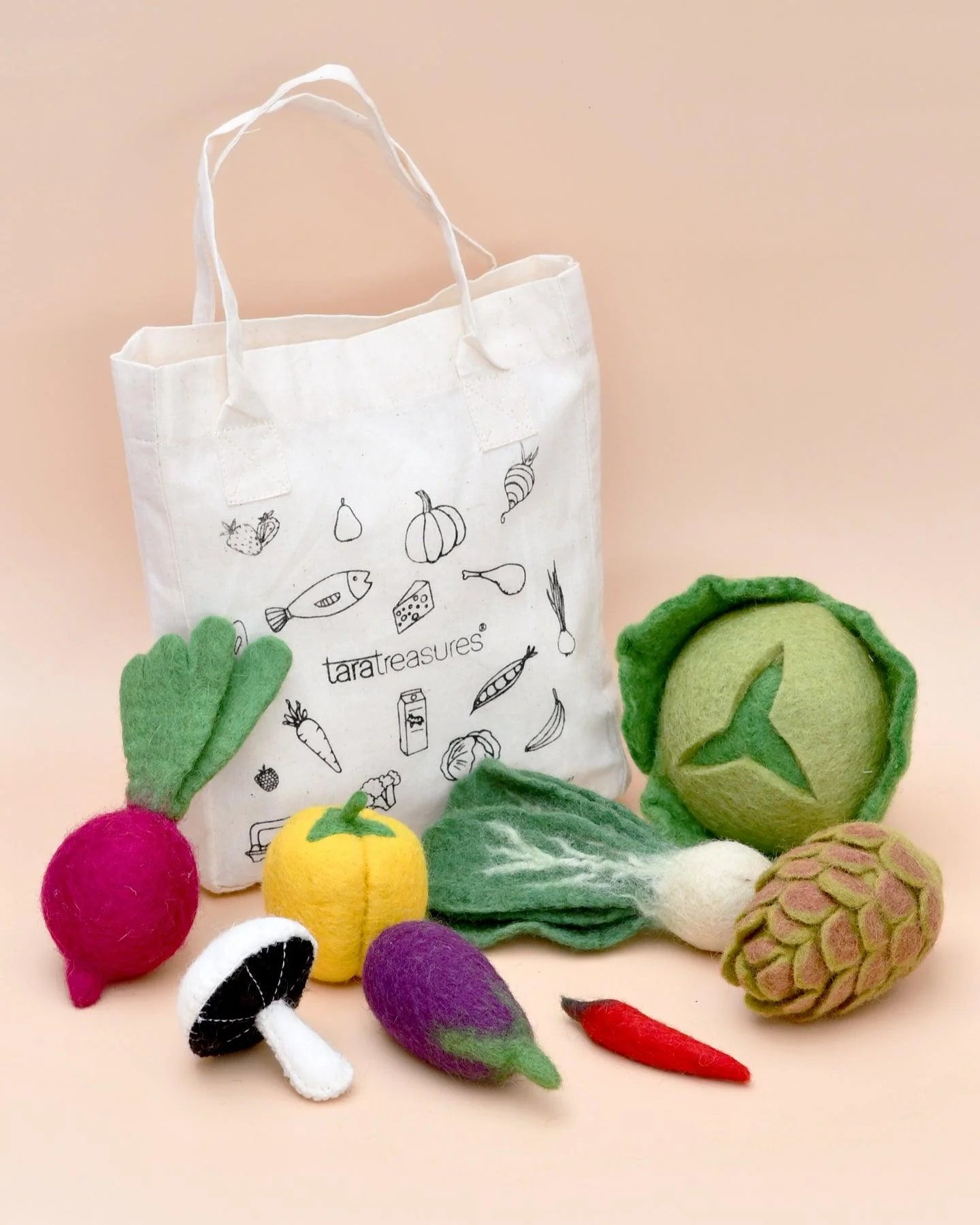 Felt Food Groups Vegetables