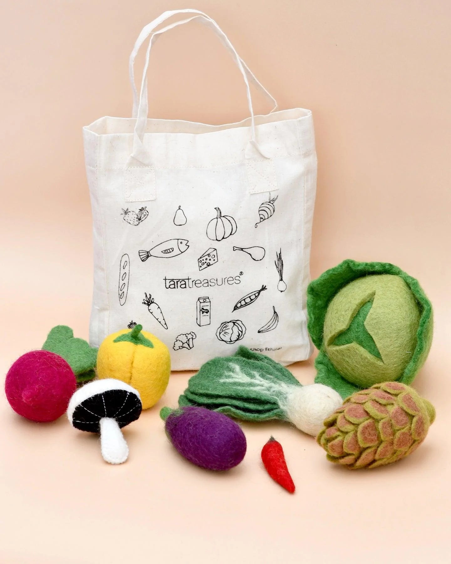 Felt Food Groups Vegetables