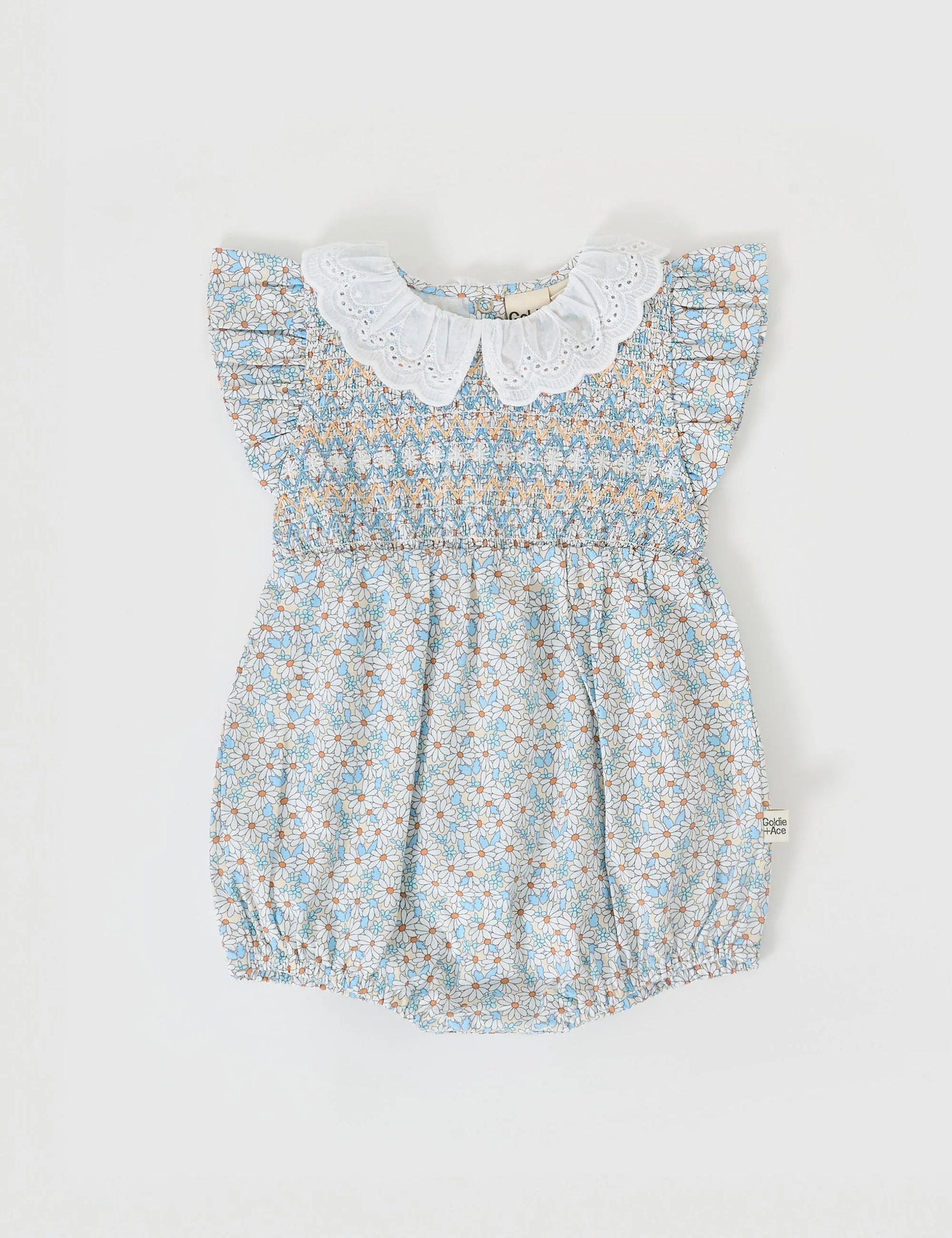 Lani Smocked Romper Sunny Floral
