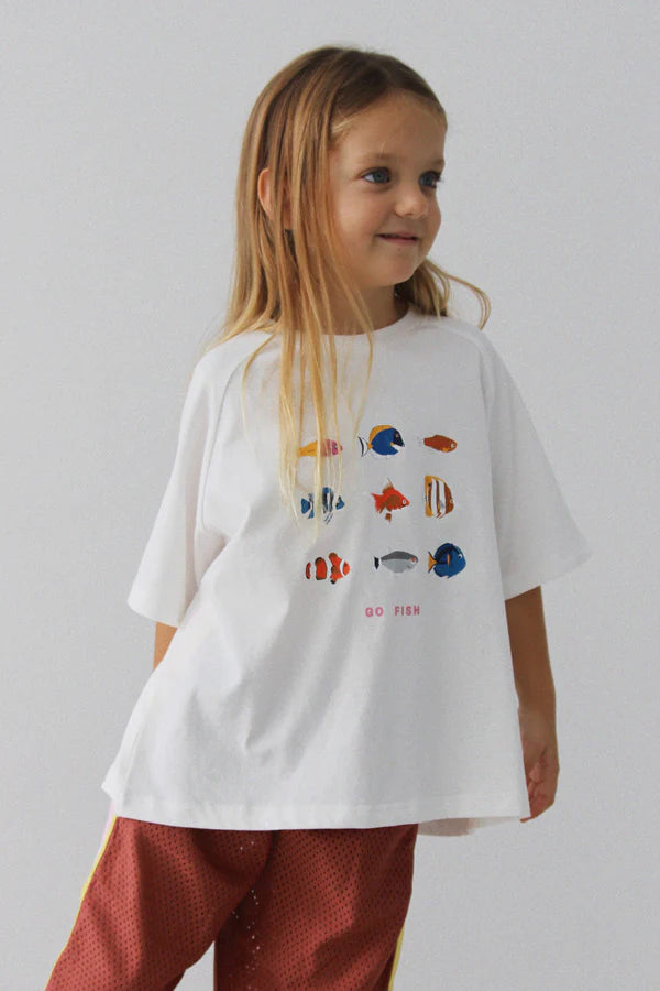 Go Fish Tee - White