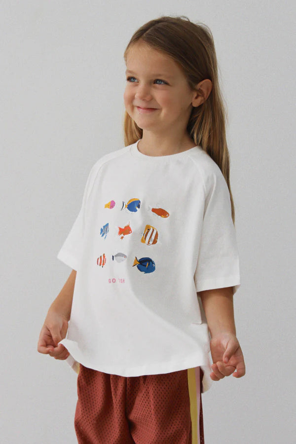 Go Fish Tee - White