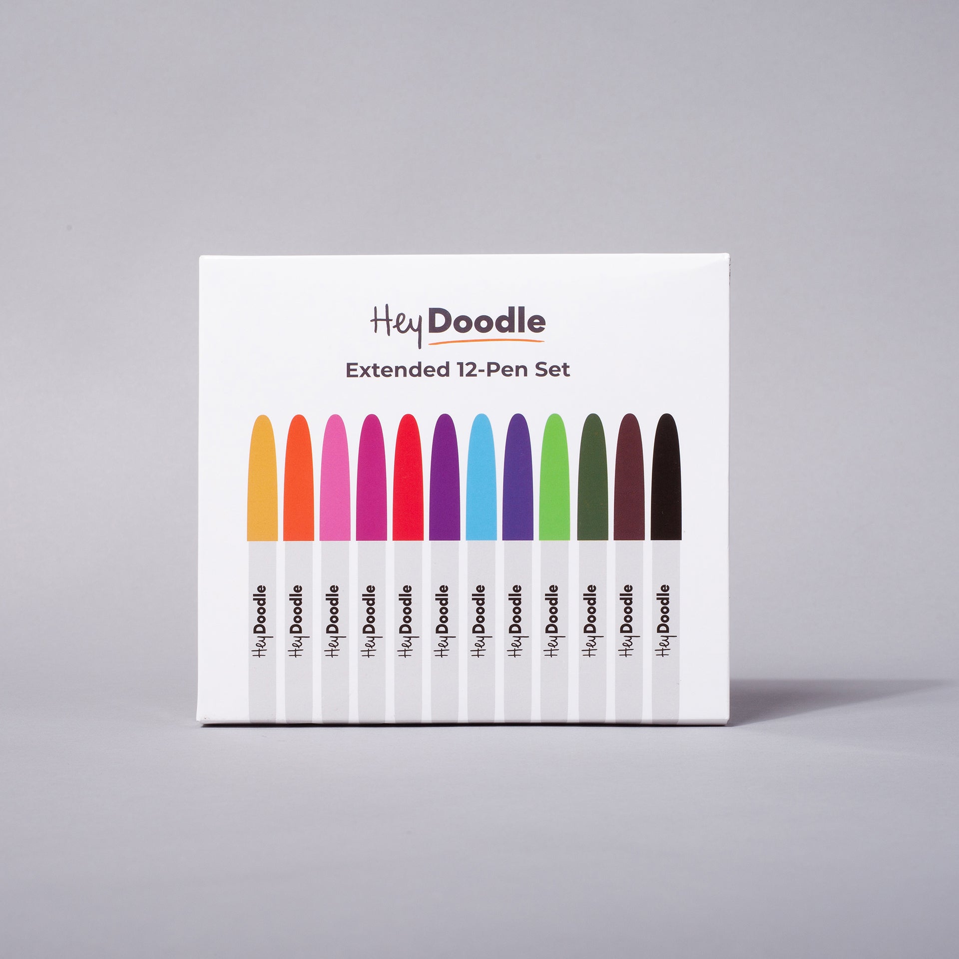HeyDoodle - Standard Markers (Set of 12)