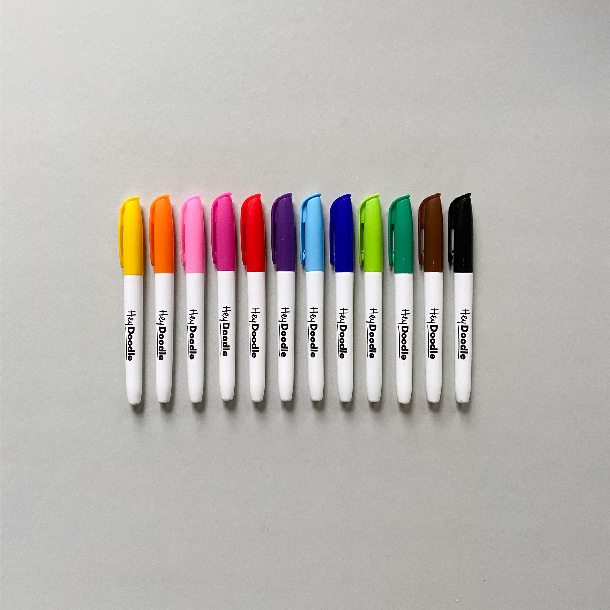 HeyDoodle - Standard Markers (Set of 12)
